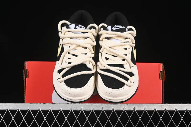 All Categories Nk SB Dunk Series Nk SB Dunk Low Low-top sneakers Nike Dunk Low "Tms Cny" Red Panda Cheese Dopamine Splashed old low-top casual sneakers DD1391-100